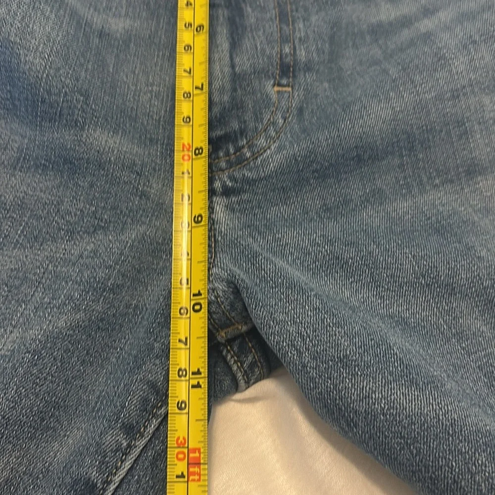 J Crew Flex straight blue jeans SZ 32 X30 light wash stretchy casual wear comfy - Picture 11 of 15